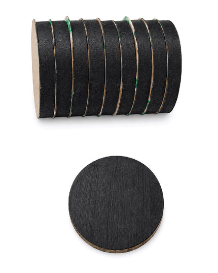 Magnet Round Self-Adhesive 20mm Black 10 Piece 4