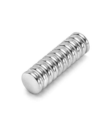 Magnet Round Single-Sided 12mm Nickel 15 Piece 4