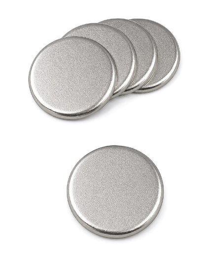 Magnet Round Single-Sided 18mm Nickel 5 Piece 2