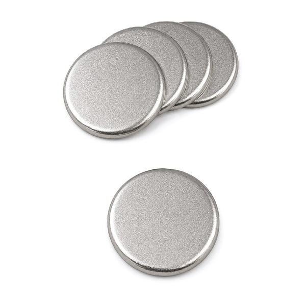 Magnet Round Single-Sided 18mm Nickel 5 Piece 2