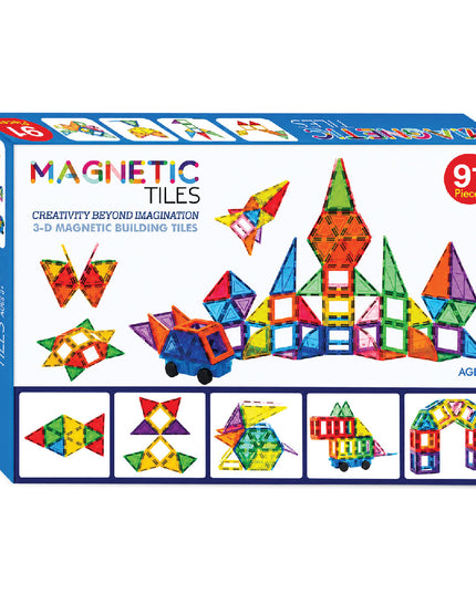 Magnetic Tiles 91 Piece