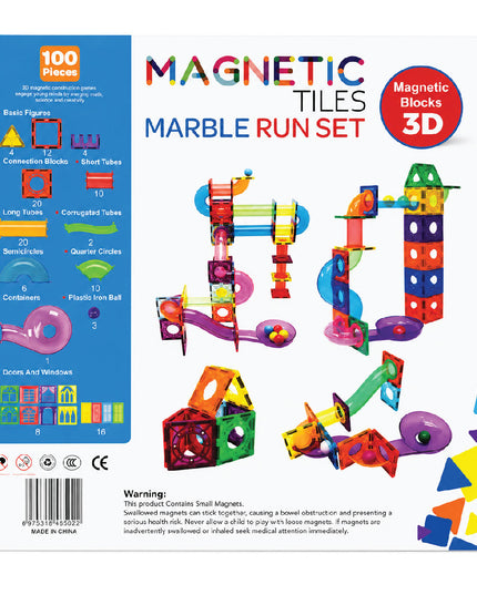 Magnetic Tiles - Marble Run 100 Piece
