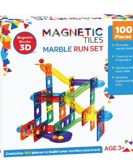 Magnetic Tiles - Marble Run 100 Piece