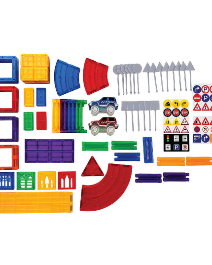 Magnetic Tiles - Race Track 120 Piece