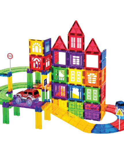 Magnetic Tiles - Race Track 120 Piece