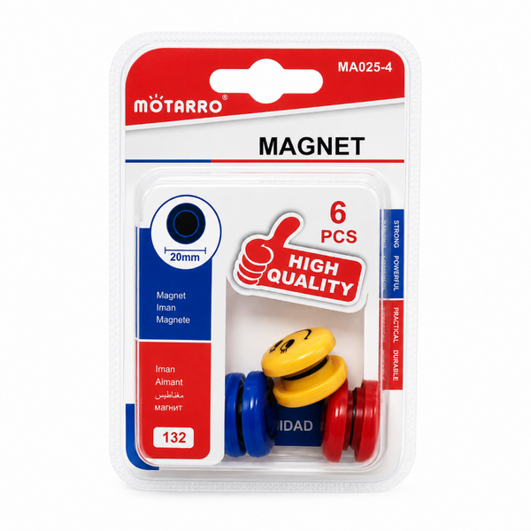 Magnetic Buttons 20mm - 6 Piece
