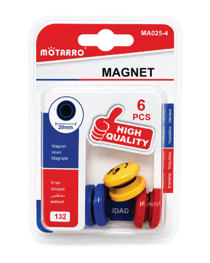 Magnetic Buttons 20mm - 6 Piece 2