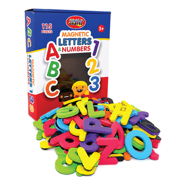 Magnetic Letters and Numbers - 115 Pieces 2