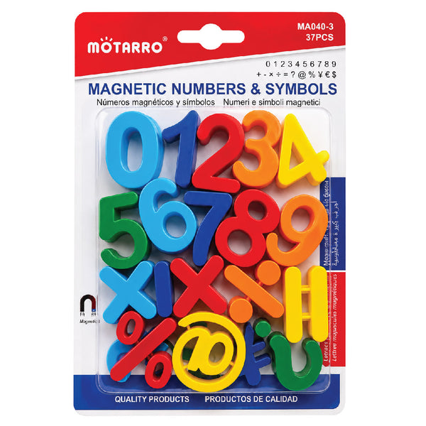 Magnetic Numbers and Symbols - Set of 37 1