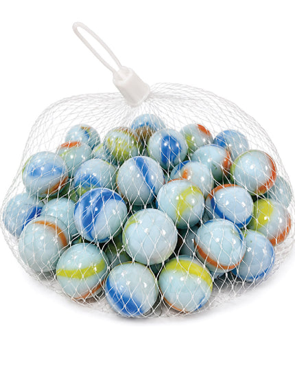 Marbles Glass White 16mm 45 Piece 2