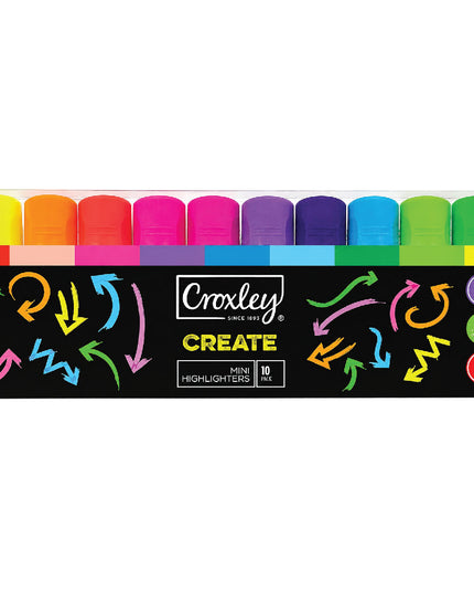 Mini Highhlighter 10's - Croxley 2