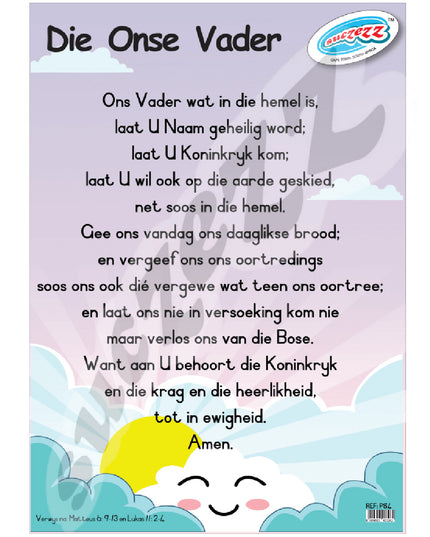 Muurkaart - Die Onse Vader 1