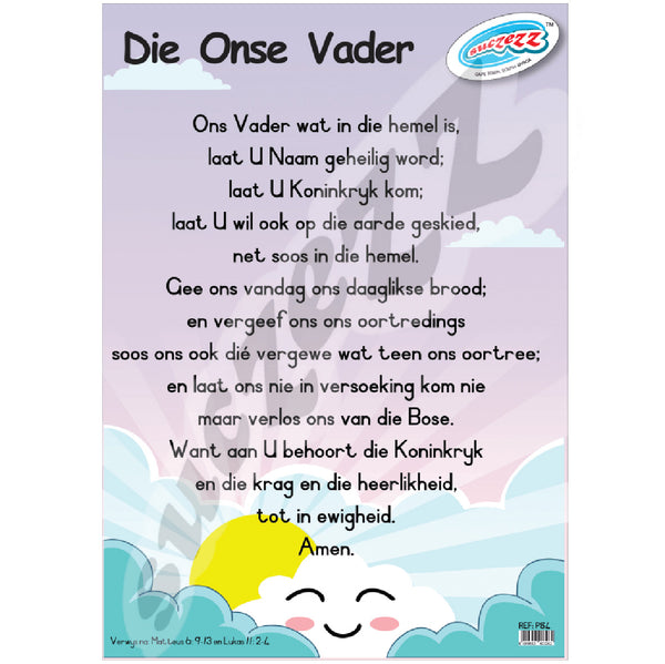 Muurkaart - Die Onse Vader 1