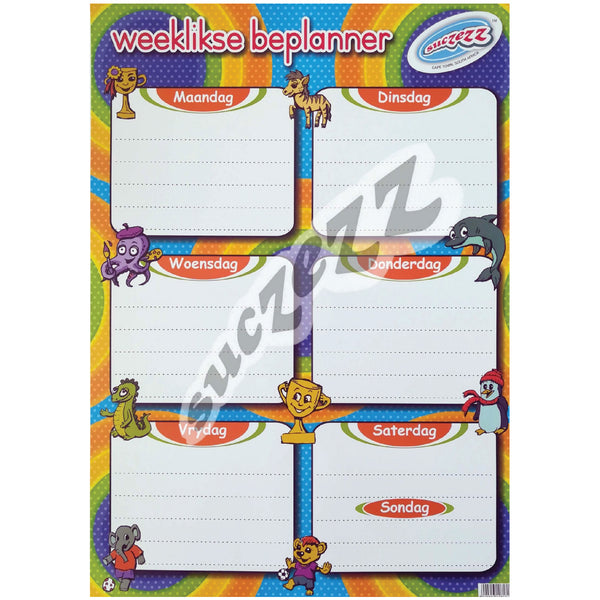 Muurkaart - Weeklikse Beplanner 1