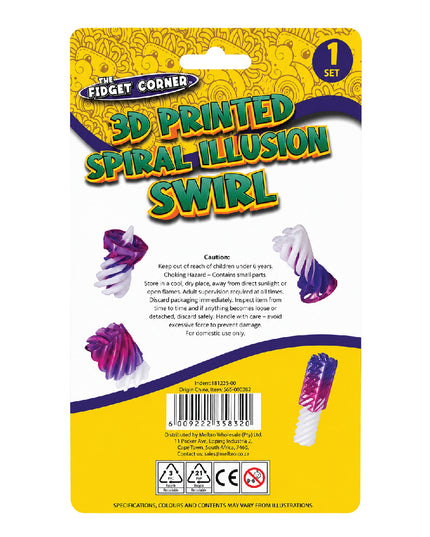 Novelty 3D Fidget Shape - Assorted 4