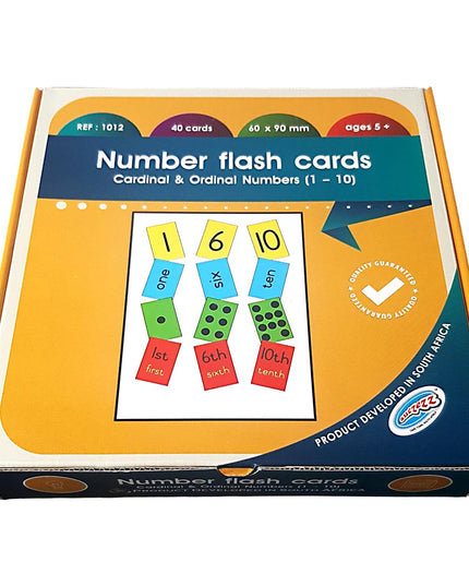 Number Cards Cardinal & Ordinal