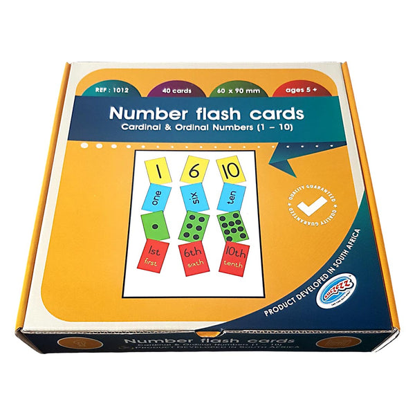 Number Cards Cardinal & Ordinal