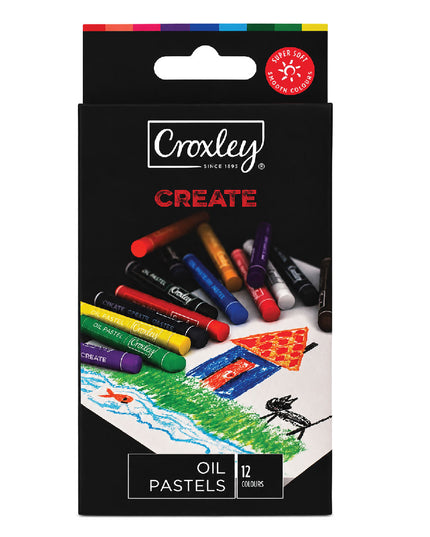Oil Pastels 12's - Croxley 1