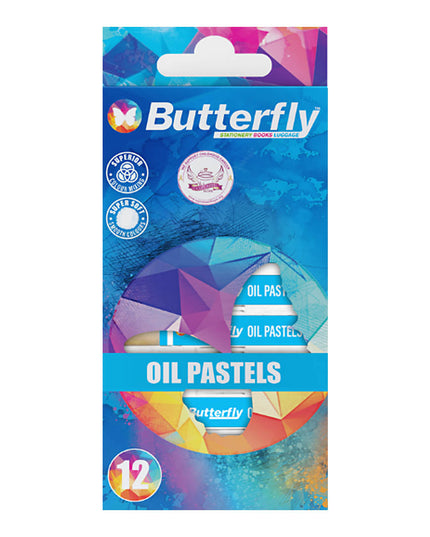Oil Pastels 12's Butterfly 1