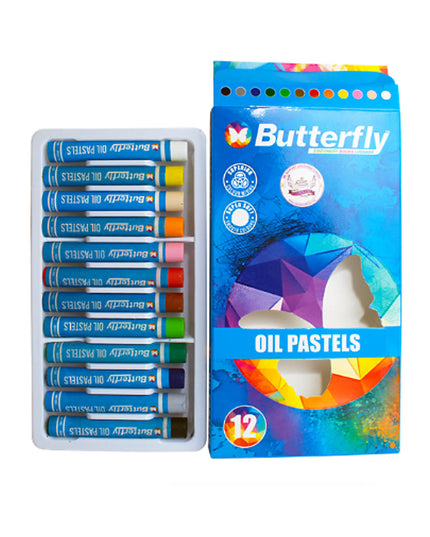 Oil Pastels 12's Butterfly 3