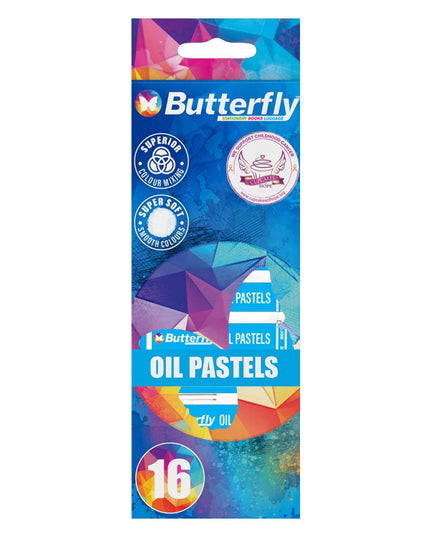 Oil Pastels 16's Butterfly 1