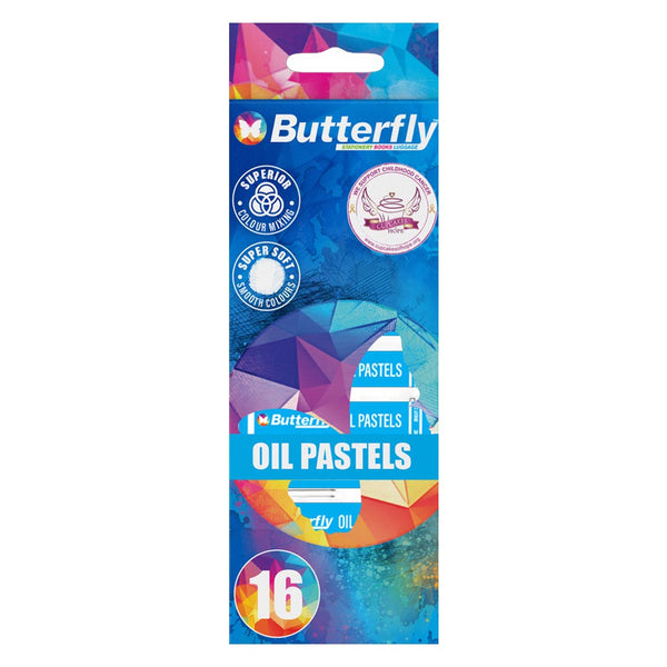 Oil Pastels 16's Butterfly 1