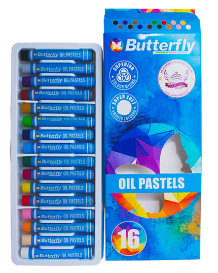 Oil Pastels 16's Butterfly 3