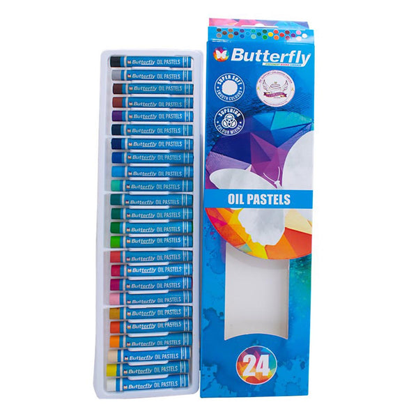 Oil Pastels 24's Butterfly 1