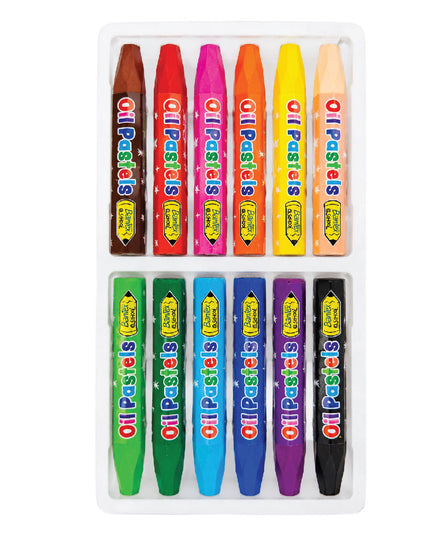 Oil Pastels Jumbo 12's - Bantex 4