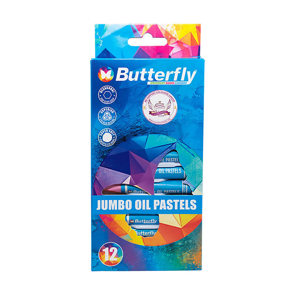 Oil Pastels Jumbo Hexagonal 12's Butterfly 1