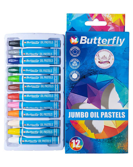 Oil Pastels Jumbo Hexagonal 12's Butterfly 3