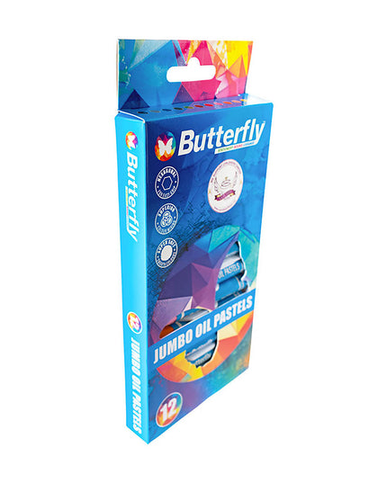 Oil Pastels Jumbo Hexagonal 12's Butterfly 4