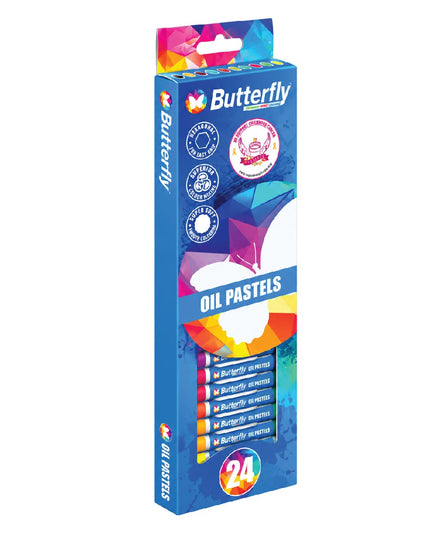 Oil Pastels Jumbo Hexagonal 24's Butterfly 8