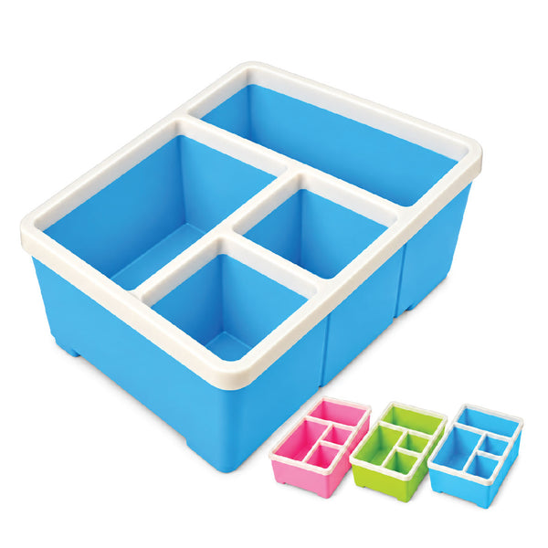 Organiser - 4 Compartment - Blue 2