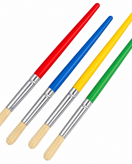 Paint Brushes Round No#2 4 Piece