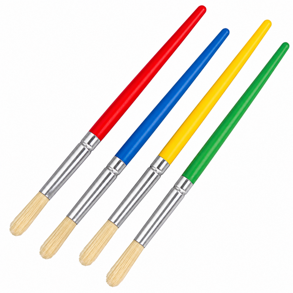 Paint Brushes Round No#2 4 Piece