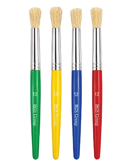 Paint Brushes Round N#12 4 Piece 1