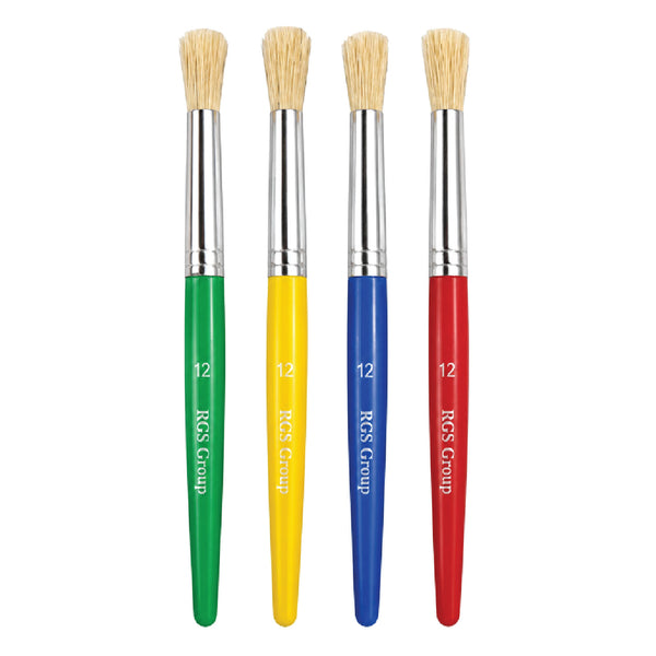 Paint Brushes Round N#12 4 Piece 1