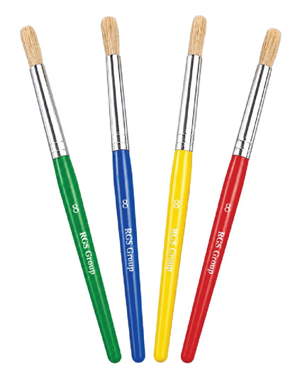 Paint Brushes Round No#8 4 Piece 1