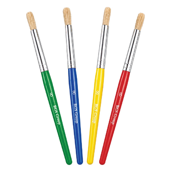 Paint Brushes Round No#8 4 Piece 1