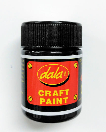 Jar of Dala craft paint Black