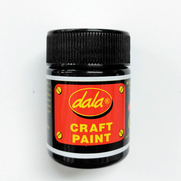 Jar of Dala craft paint Black