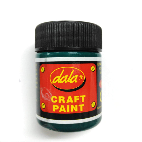 Jar of Dala craft paint Emerald Green