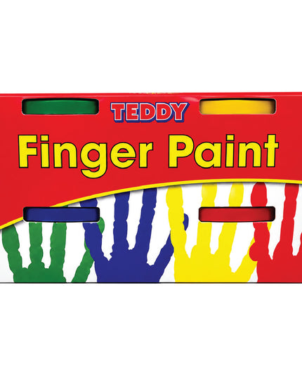 Paint Finger Kit - 4 x 100ml - Teddy Packaging 2