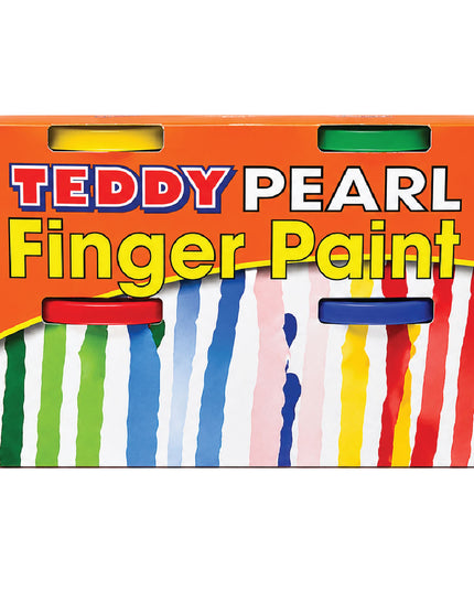 Paint Finger Kit - 4 x 100ml Pearl - Teddy Packaging 2