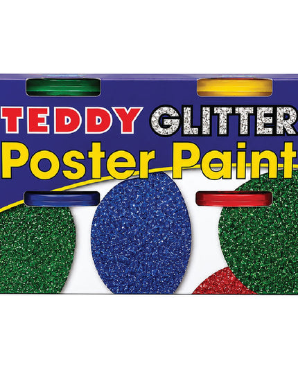 Paint Poster Kit - 4 x 100ml Glitter - Teddy Packaging 2