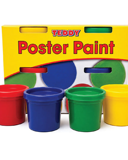 Paint Poster Kit 4 x 100ml - Teddy 1