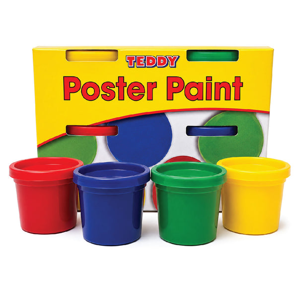 Paint Poster Kit 4 x 100ml - Teddy 1