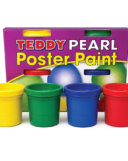 Paint Poster Pearl Kit 4 x 100ml - Teddy 1