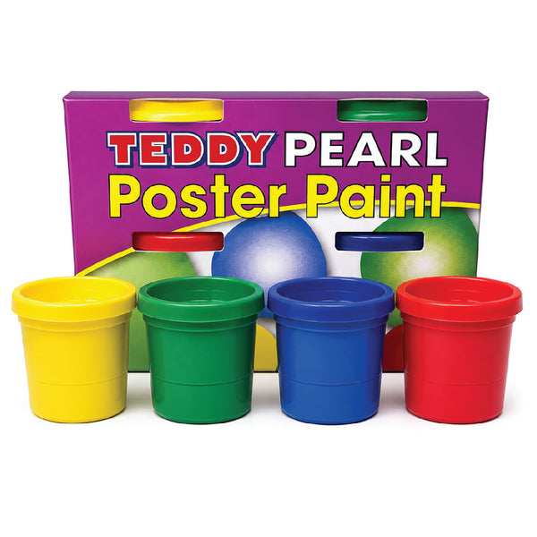 Paint Poster Pearl Kit 4 x 100ml - Teddy 1